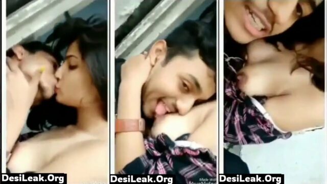 Paki boy Happily Sucks His Girlfriends cute Boobs, paki leak mms.