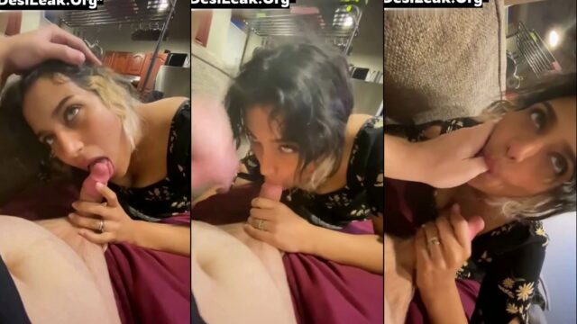 Paki Muslim Cute Girl apne BF ko blowjob deti hui, mms viral.